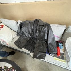 Mens Leather Jackets Large