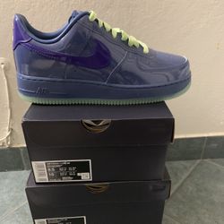 Air force 1 low Patent Leather Mystic Navy Grape Ice