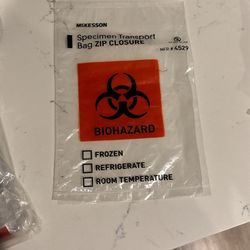 Biohazard Bags About 150 Bags