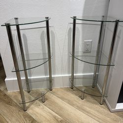 Three Tier Glass Stands 