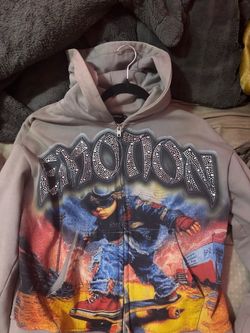 Mixed emotions grey hoodie