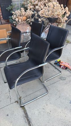 Black chairs