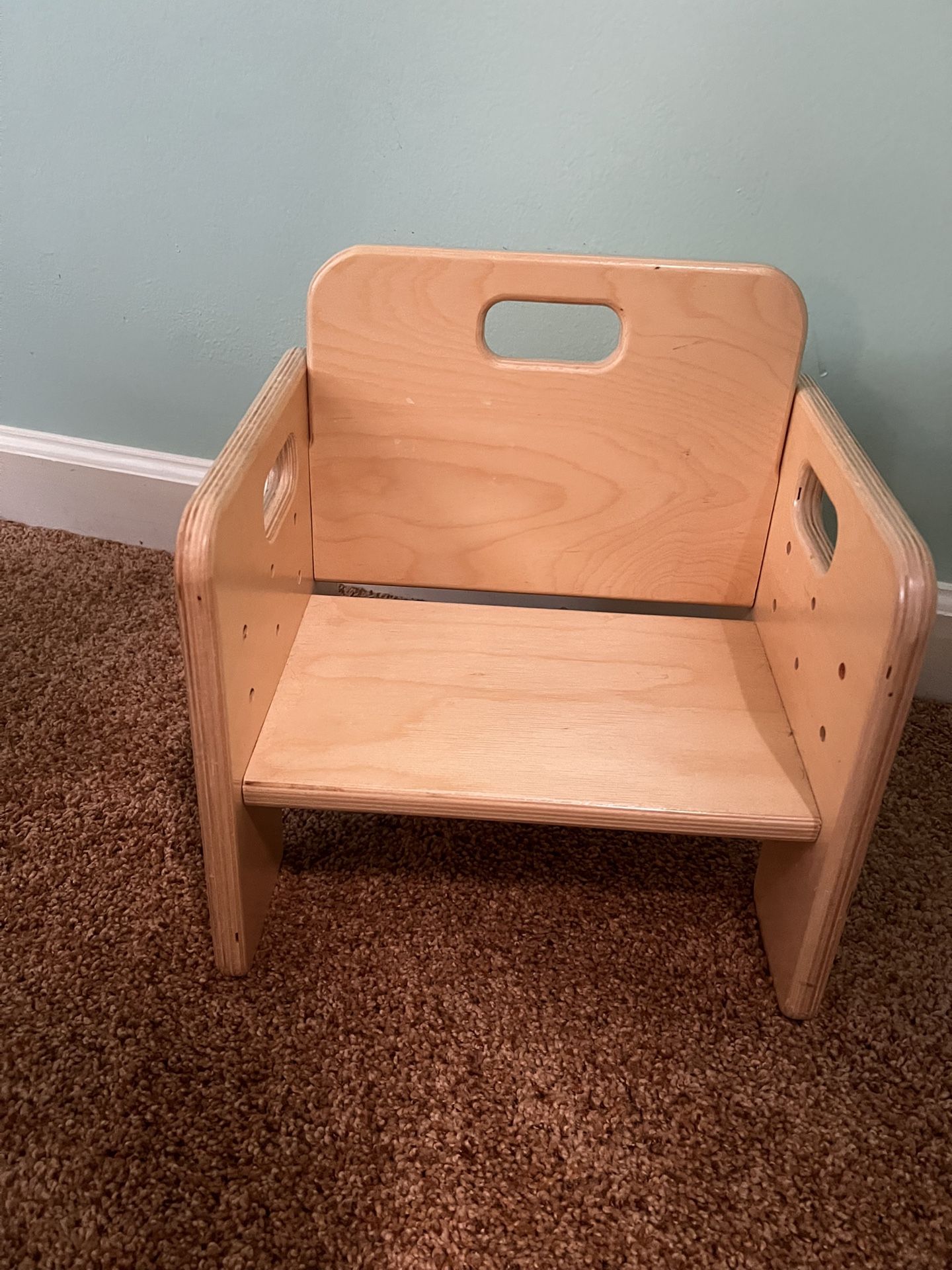 Multifunctional Montessori Child Wooden Chair