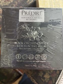 Predire Paris black orchid peptide resurfacing mask for face