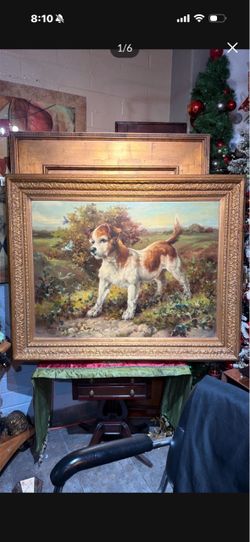 Beautiful oil on canvas signed 52 by 41