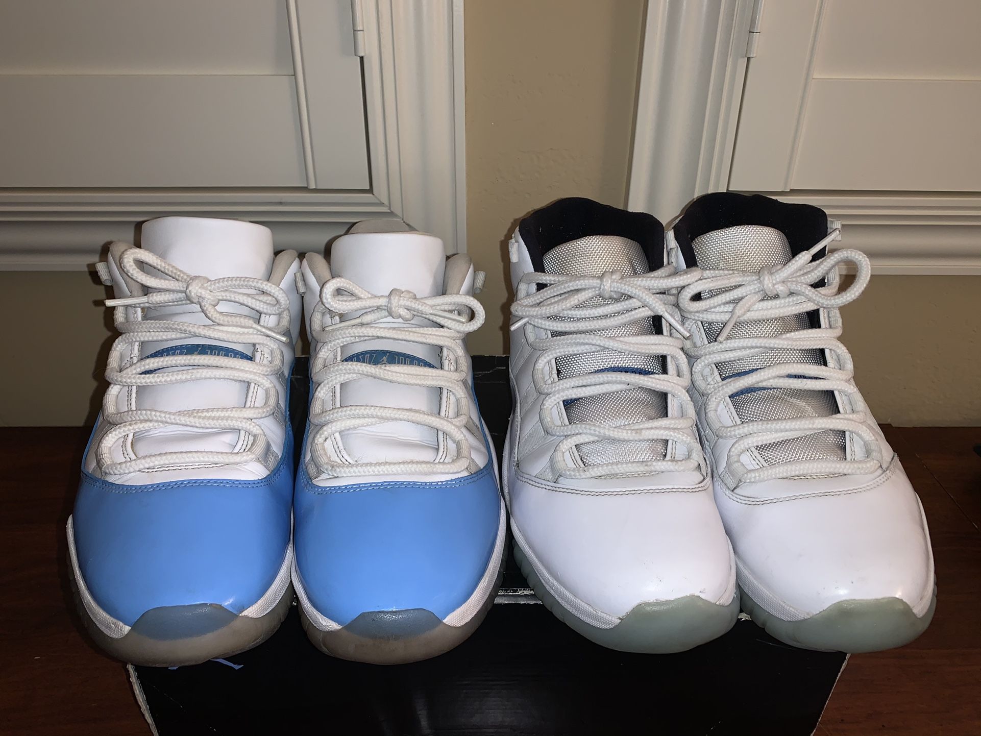 Jordan 11 Legend Blue, Jordan 11 UNC