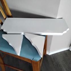 White shelf
