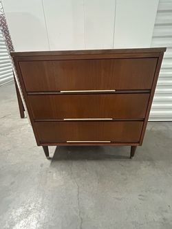 Mid-century modern dresser, nightstand, end table vintage