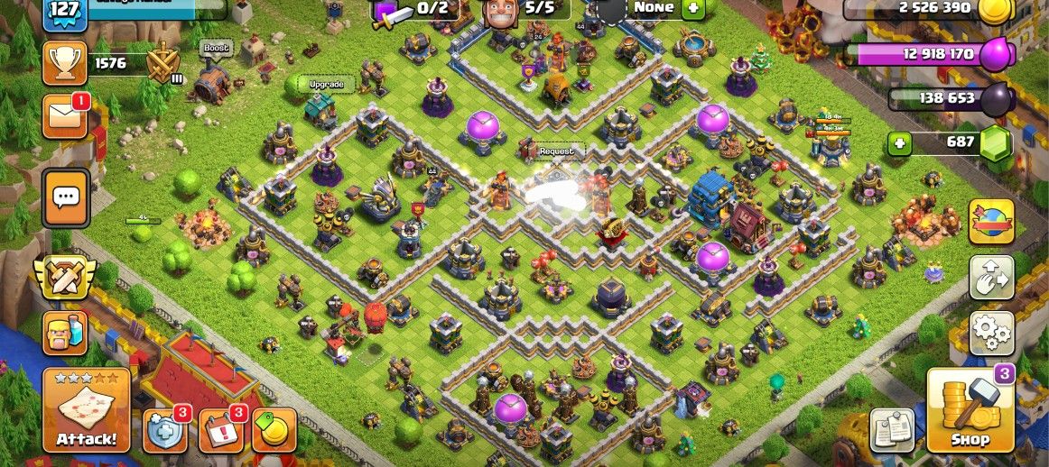 Clash Of Clans- Townhall 12