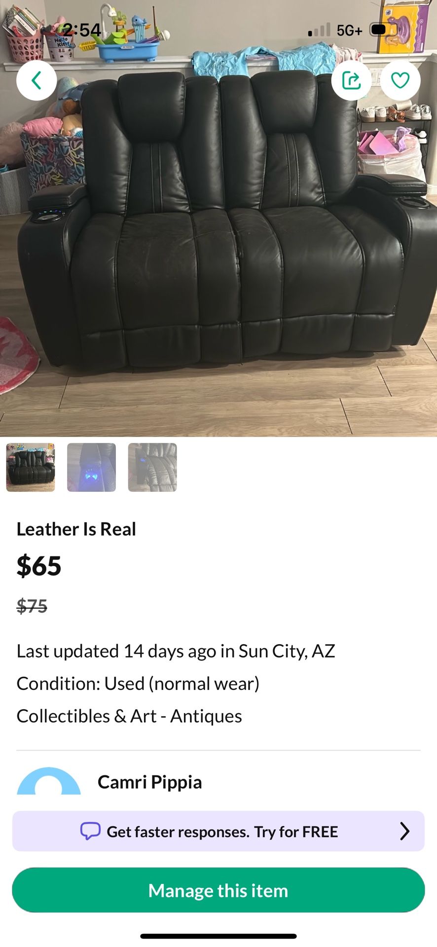 Sofa Leather FREE