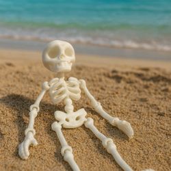 Poseable Skeleton – Halloween Miniature Decoration Toy