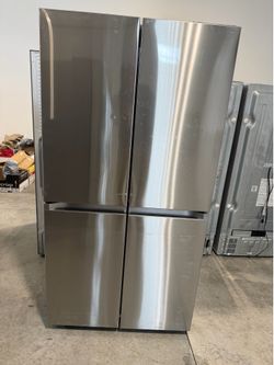 🔥 Samsung 23 cu. ft. Counter Depth 4-Door French Door Refrigerator with Beverage Center in Stainless Steel BRAND NEW OPEN BOX