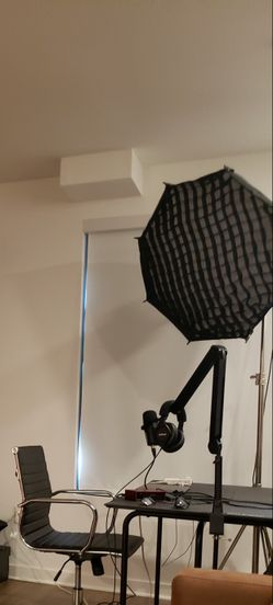 Neewer 120 V. Video Key Light, Neewer 36 Inch Soft Box With Grid, Stainless Steel 9ft Light Stand
