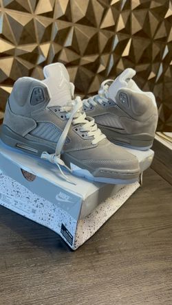 Jordan 5’s Retro grey trainers