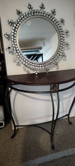 Beautiful Mirror with console table