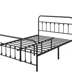Metal-Framed Bed