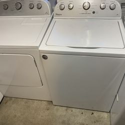 Whirl pool washer and dryer set