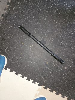 Straight Bar Weight Machine Attachment