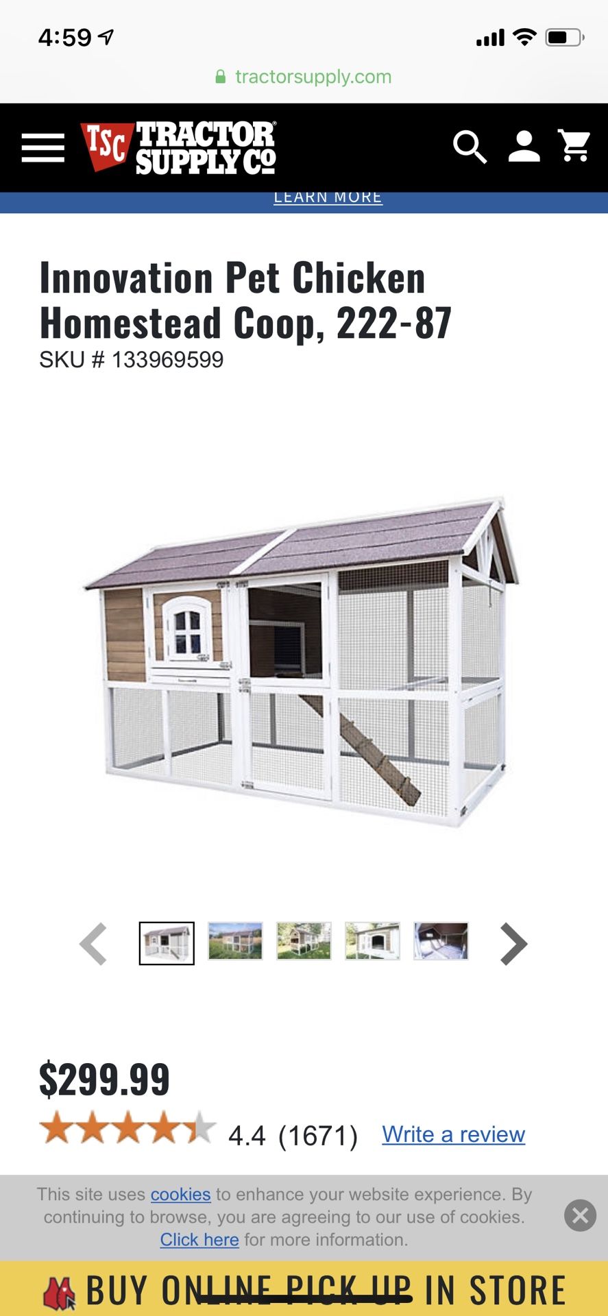 Innovation Pet Chicken Homestead Coop