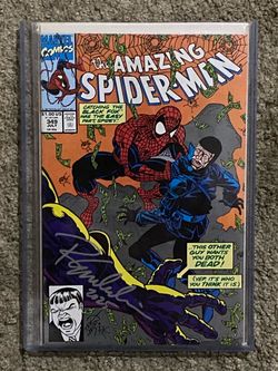 Amazing Spider-Man #349 Signed by Randy Emberlin