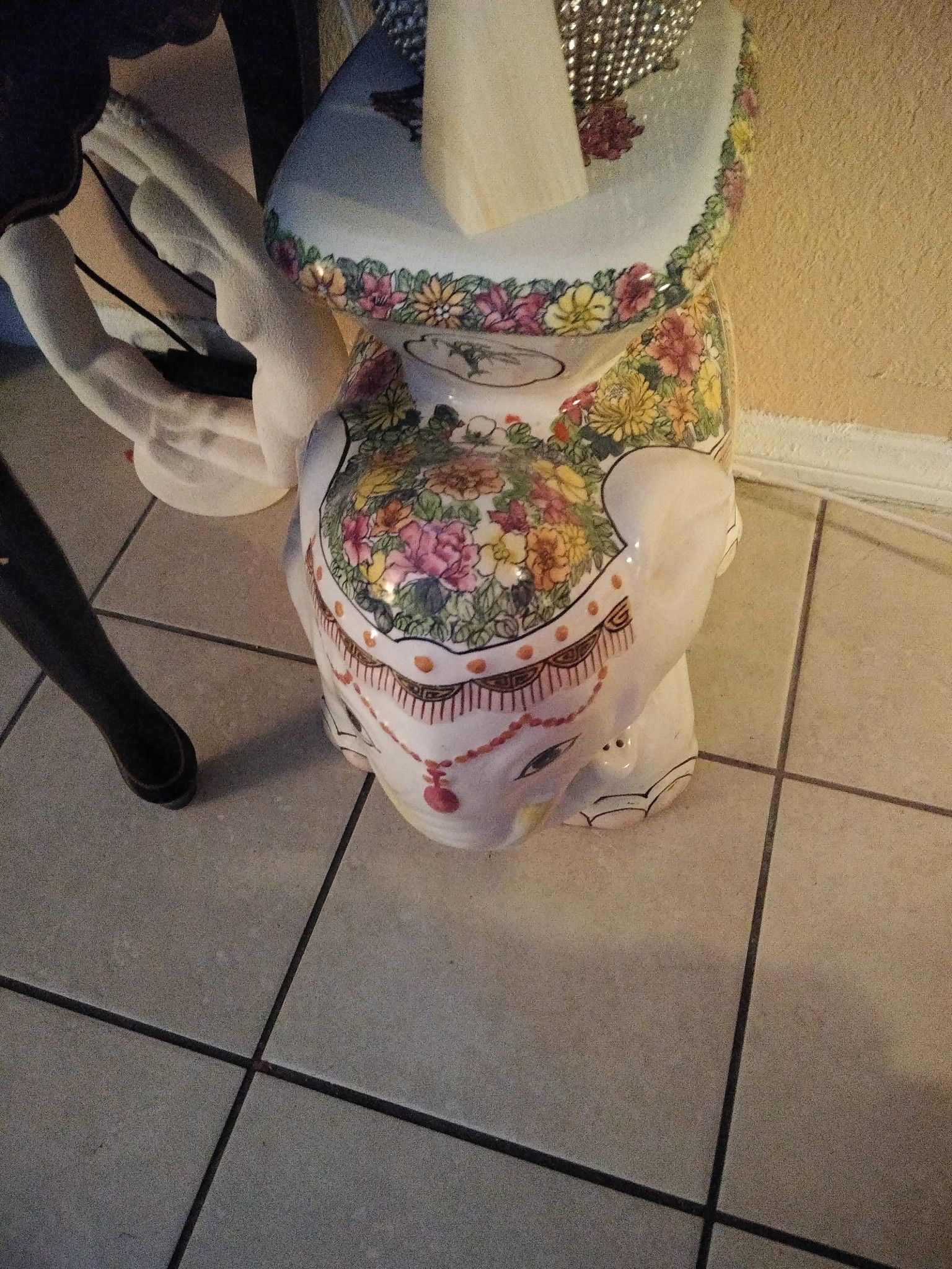 Ceramic Chinese elephant