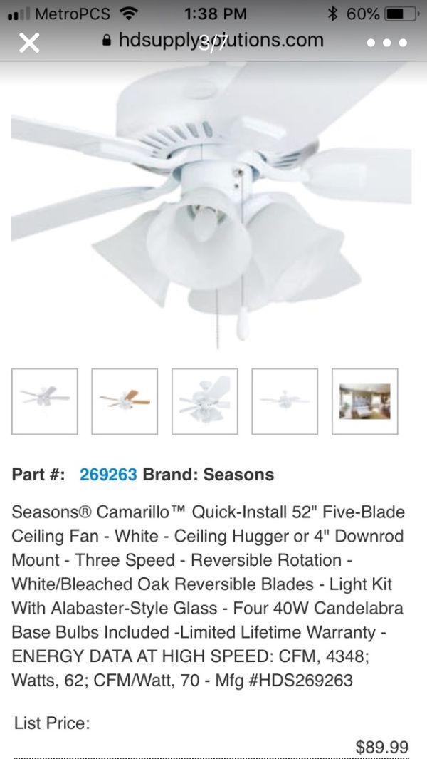 Ceiling Fan Abanico De Techo For In San Antonio Tx Offerup
