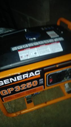 Nice beautiful generator for contractor GP 3250 Watts on 3750 watt call Stan {contact info removed} I'm in Milwaukee