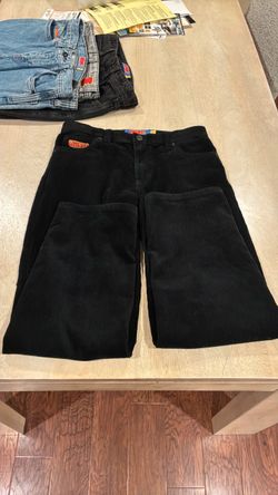Empyre black corduroy jeans (loose fit size 27)