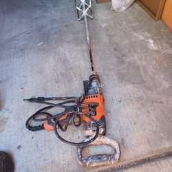 Ridgid  9amp Spade Handle Mixer 