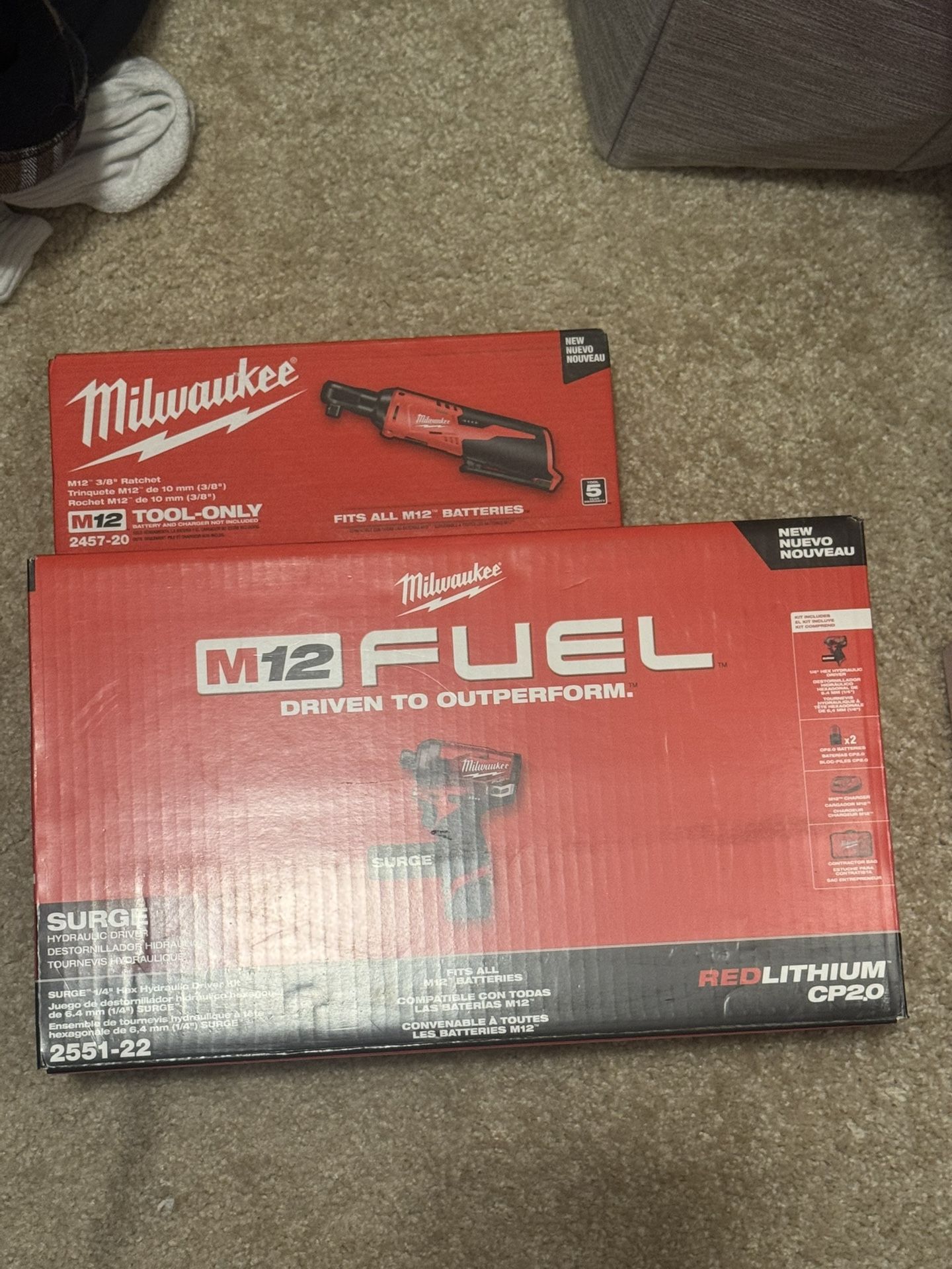 Milwaukee Drill And Electric Ratchet