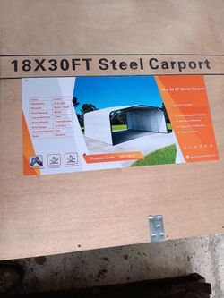 18x30 FT Steel Metal Carport Kit