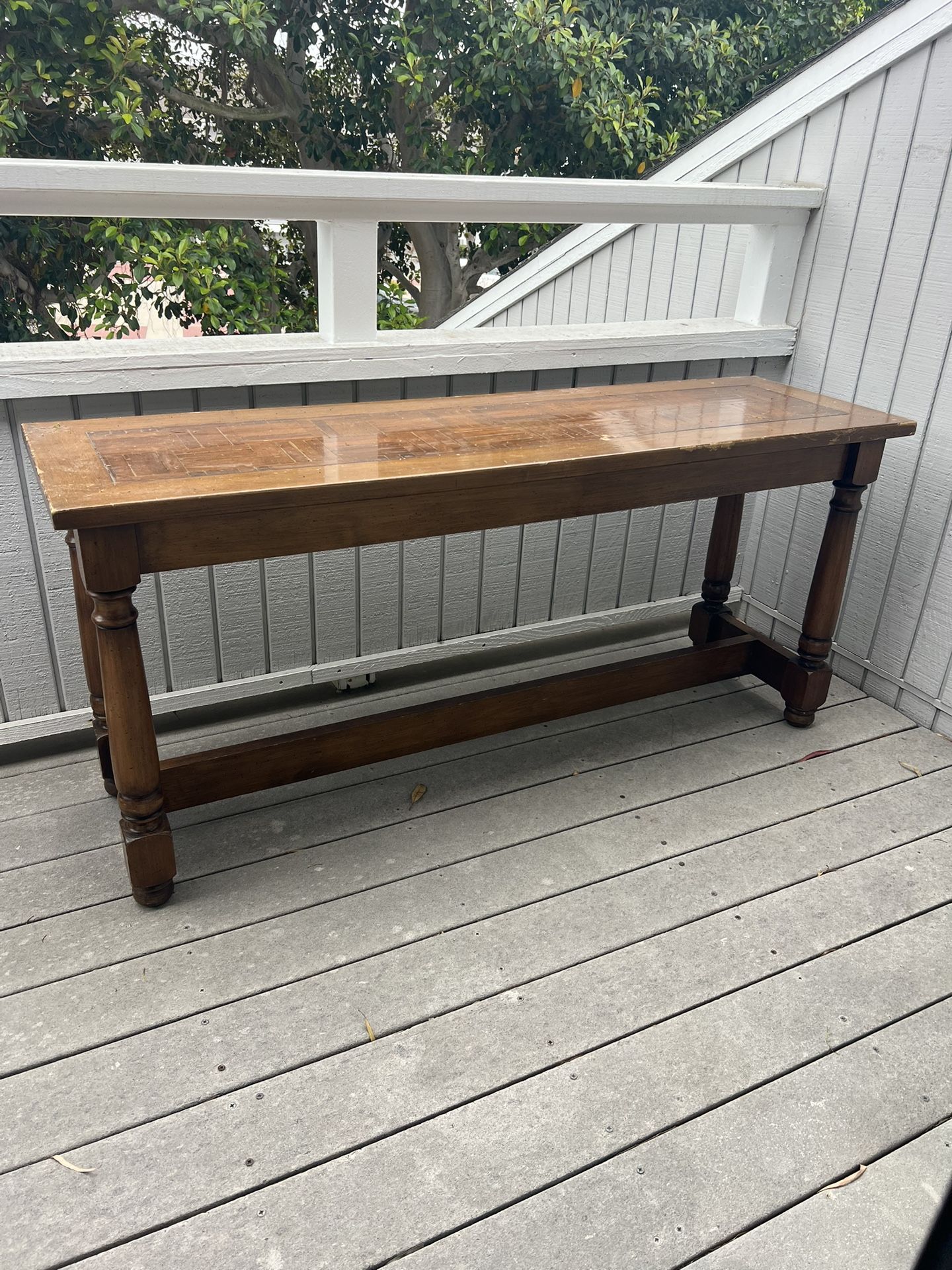 Wooden Console Table
