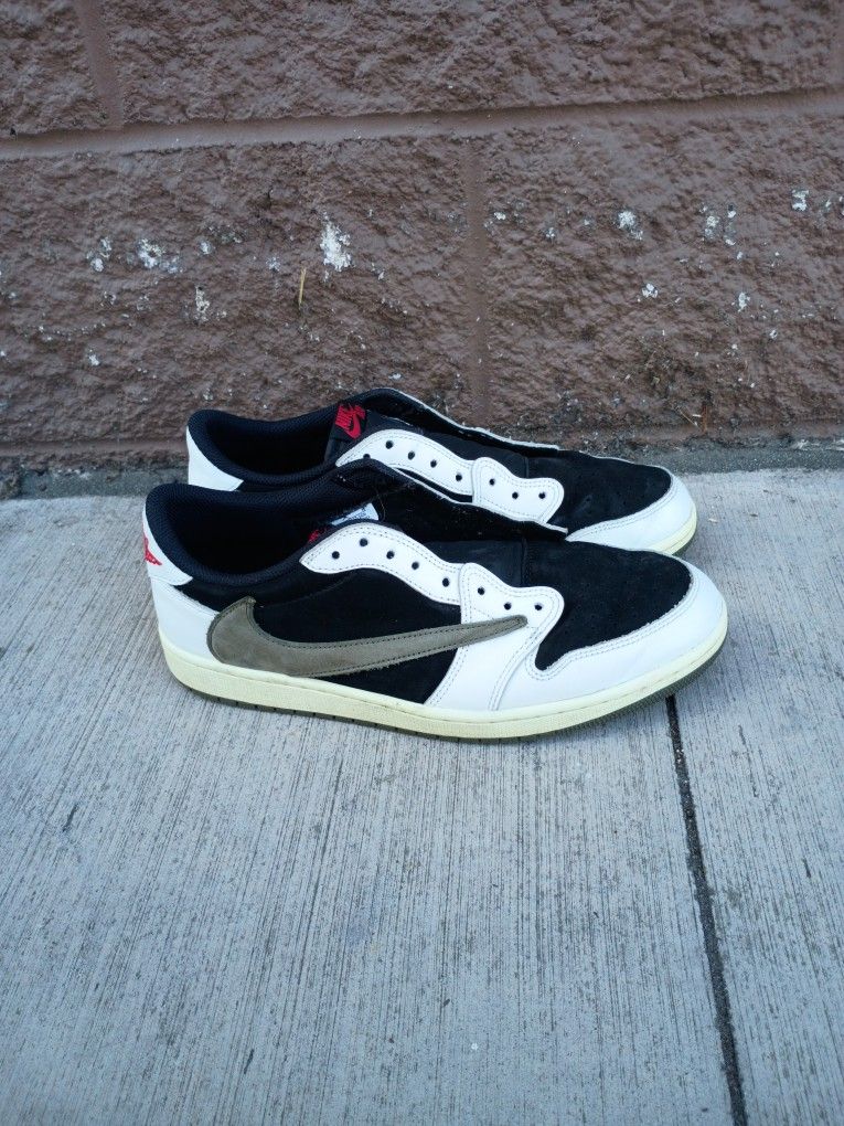 Men's 11.5 Travis Scott x Air Jordan 1 Lo Retro Cactus Jack Nike