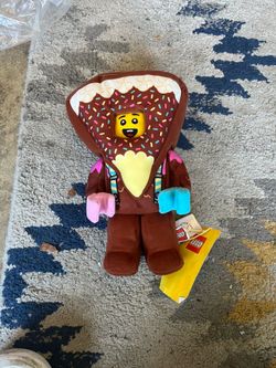 RARE LEGO Chocolate Cake Suit Plush Legoland Souvenir Manhattan Toy