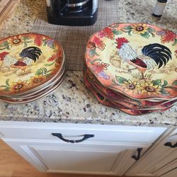 Plates - 6 Big , 6 Small