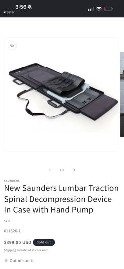 Saunders lumbar traction