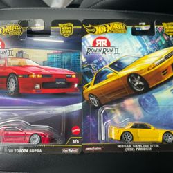 Hot Wheels Car Culture Ronin Run II Nissan Skyline / 89 Toyota Supra