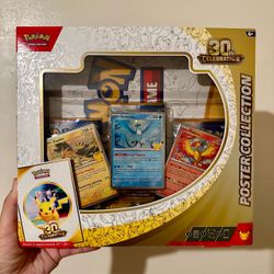 Sealed 30th Pokemon Poster Collection