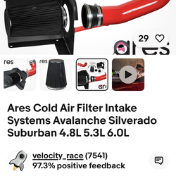 08 silverado cold air intake