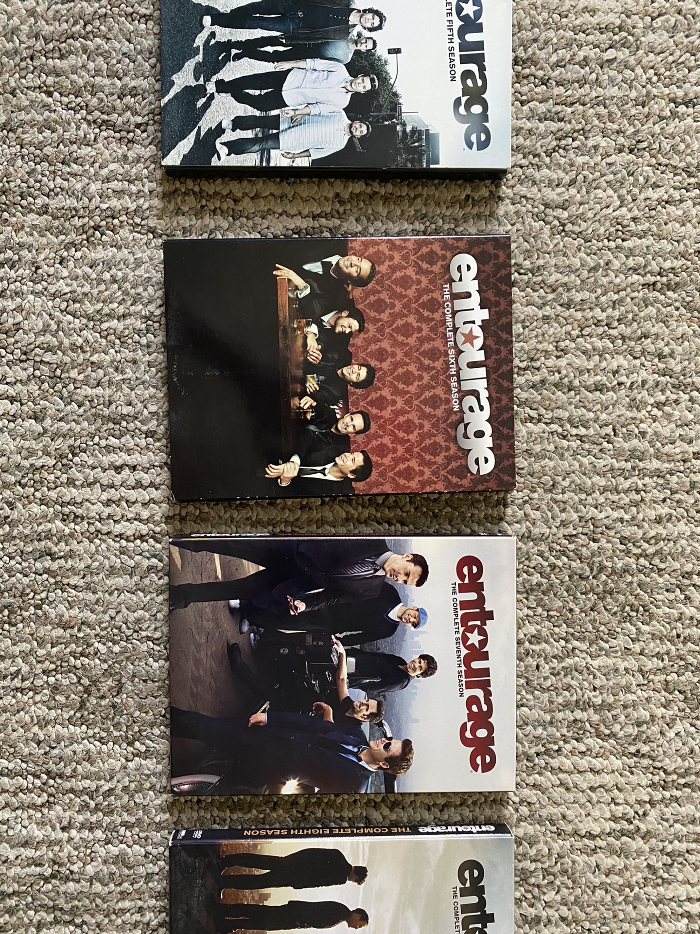 DVD Entourage season 5,6,7,8