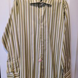 Banana Republic French Cuff Shirt Large 