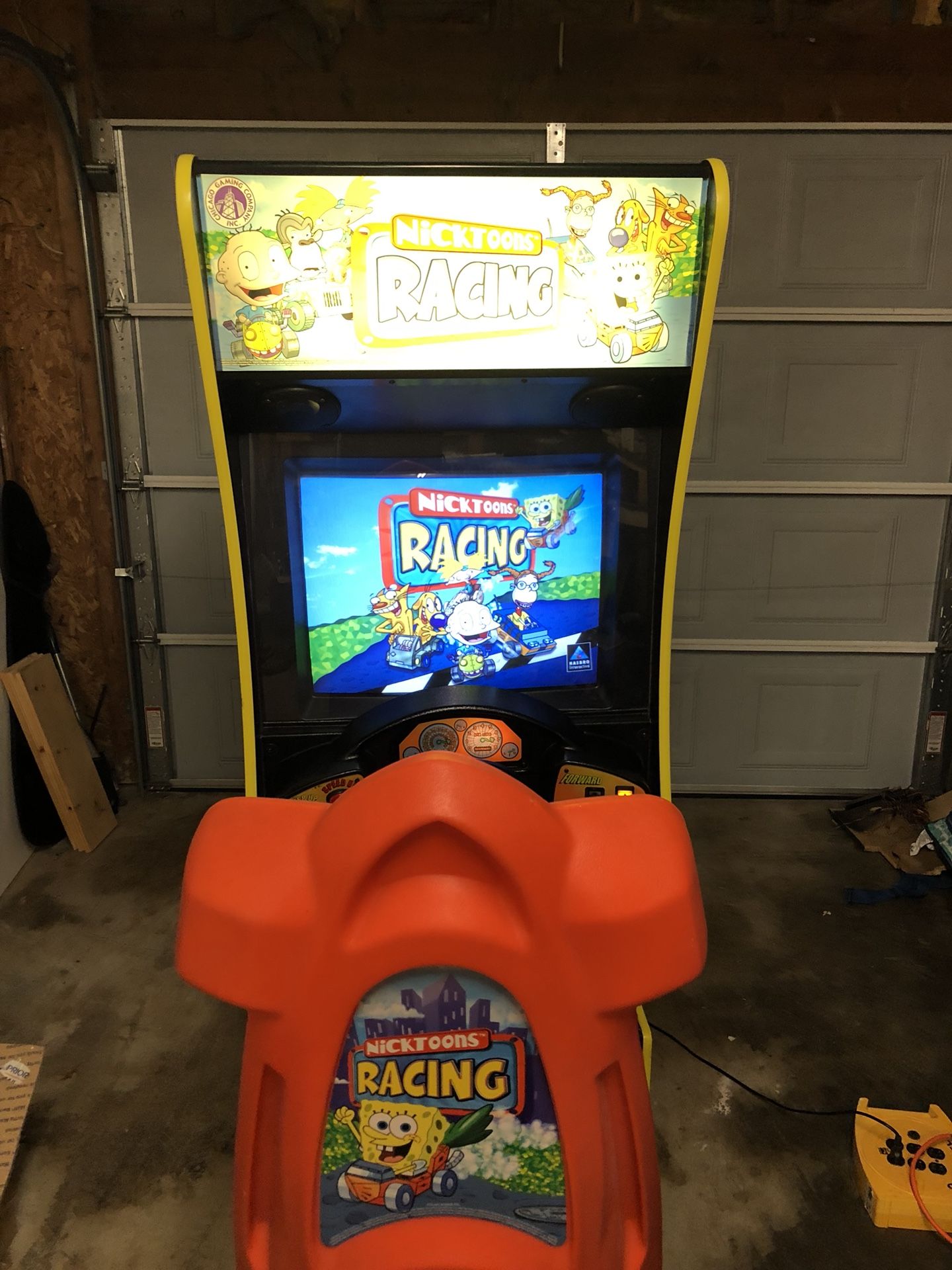 Nicktoons Racing Arcade game for trade for pinball machine
