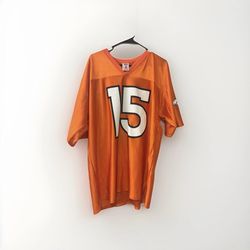 NFL reebok Team Apparel Denver Broncos Marshall #15 Orange Football Jersey