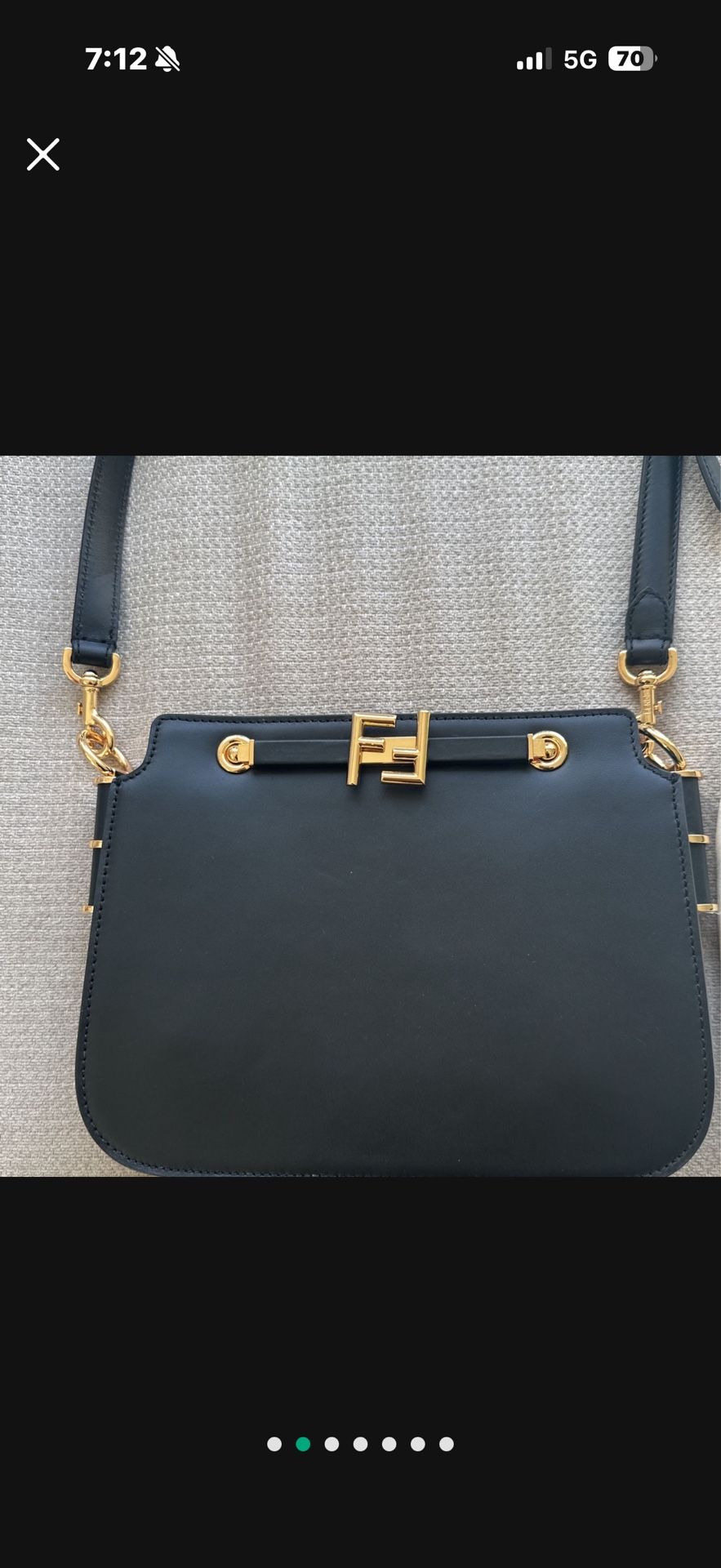 FENDI Black. Crossbody