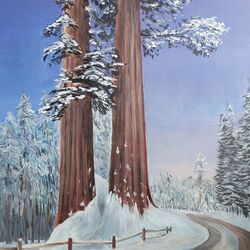 Sequoia National Park Painting By Me