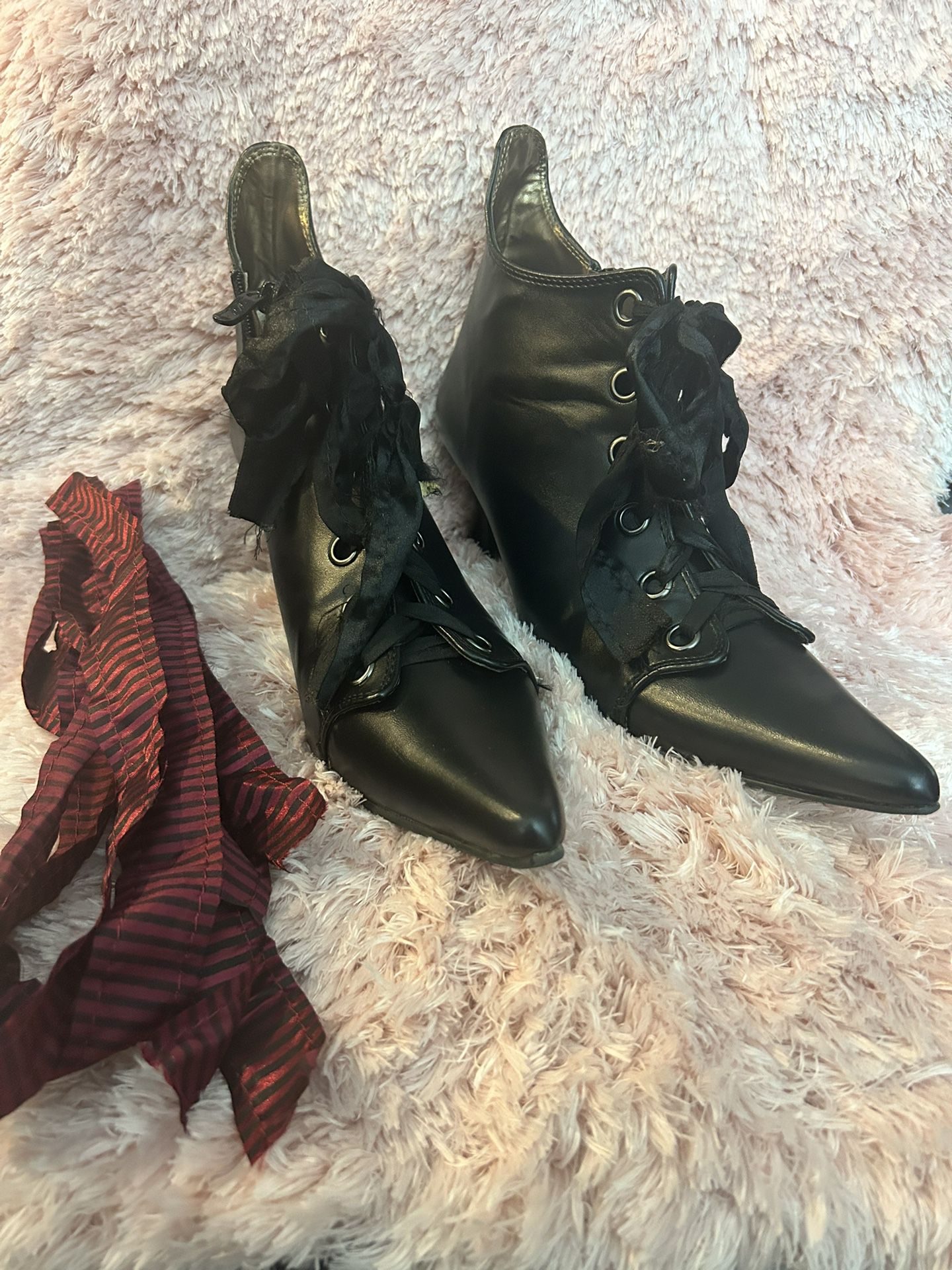 Ellie Shoes Women's 301-abigail Ankle Bootie, Black, Reenactment Shoes