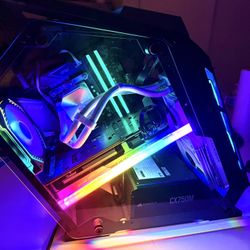 Gaming PC — Intel i7-11700KF / RTX 3070 / 32GB RAM / 1TB SSD / Liquid Cooling / Corsair CX750M PSU