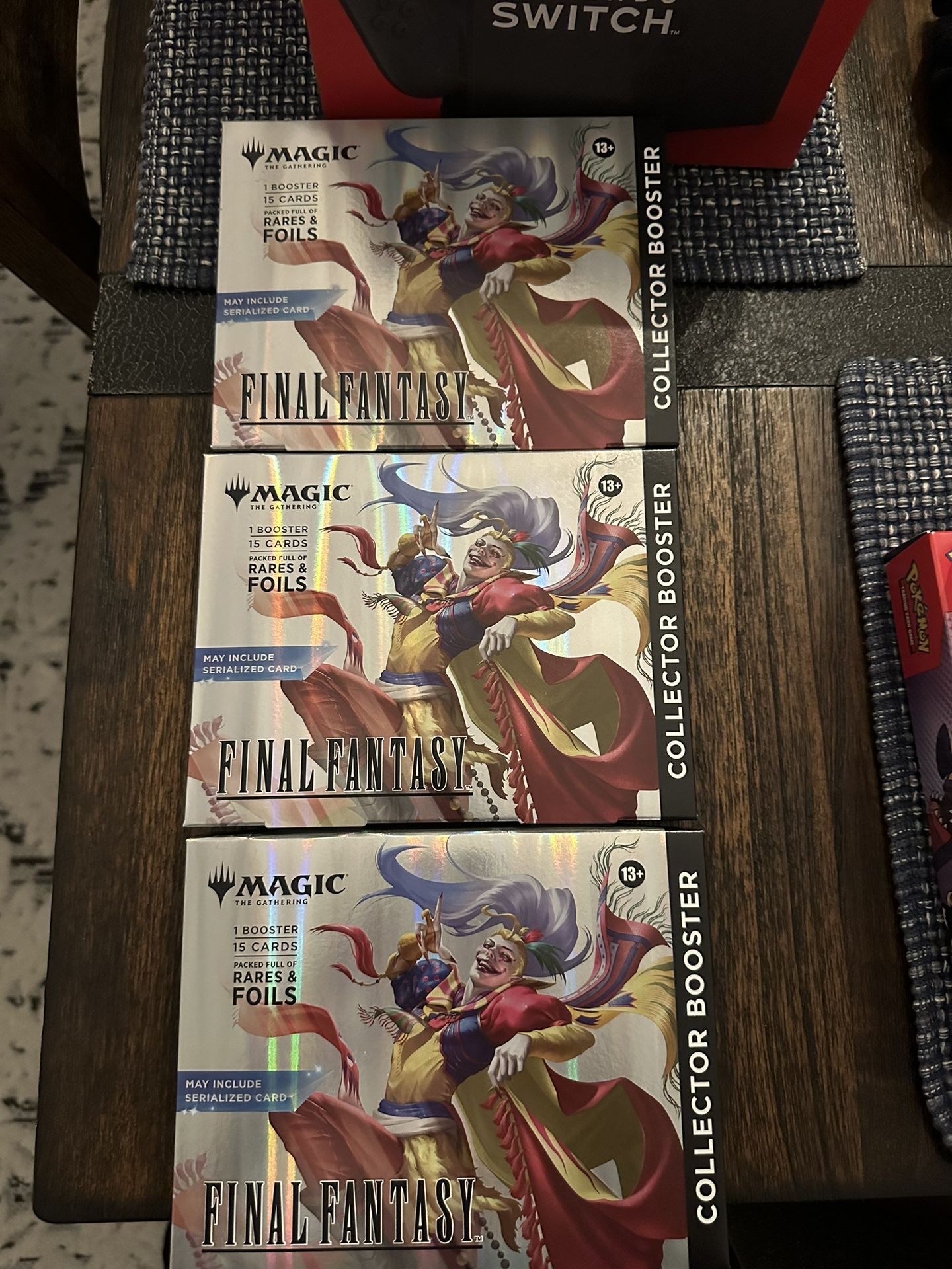 *3 BRAND NEW* Magic The Gathering Final Fantasy Collector Booster