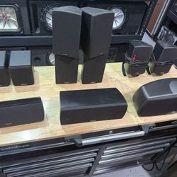 Small Satellite And Center Channel Speakers 