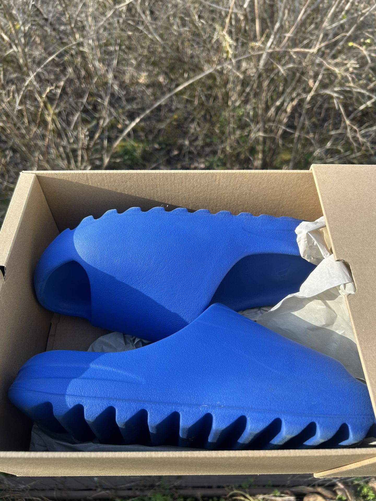 Azure Yeezy Slide 